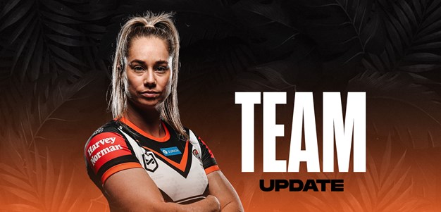 Team Update: NRLW Round 6 vs Roosters