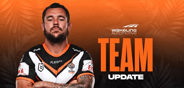 Team Update: NRL Round 26 vs Roosters