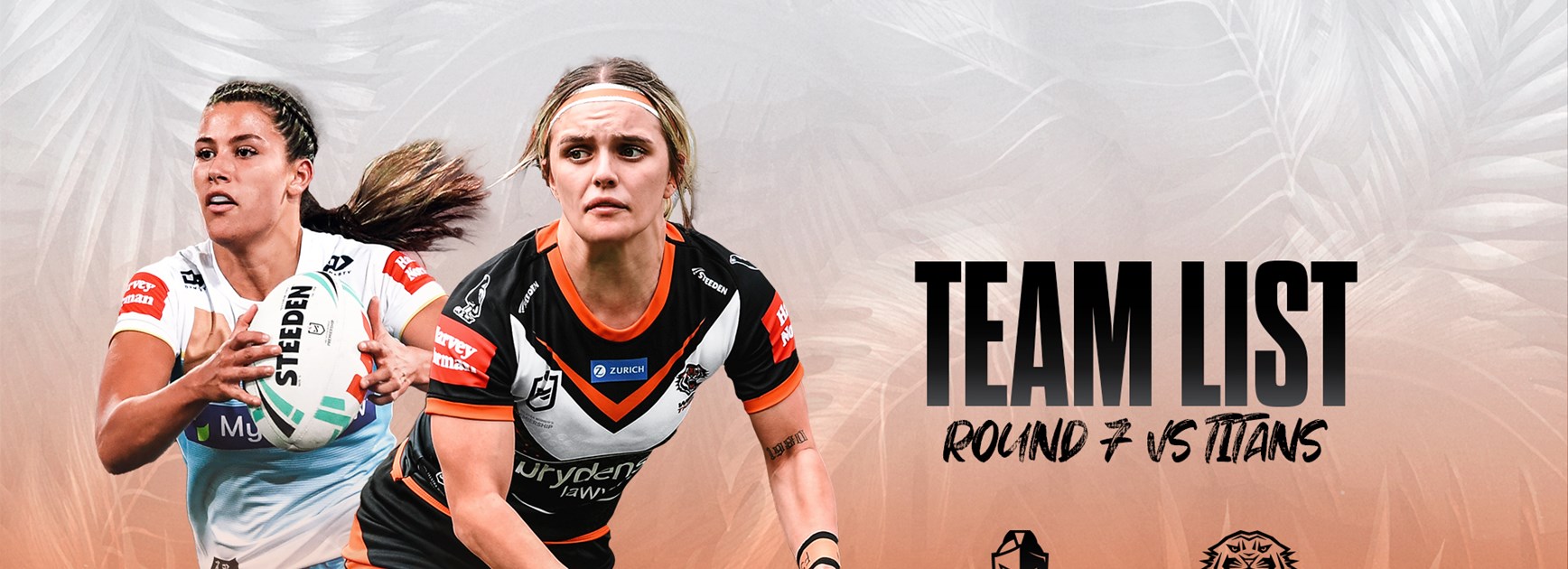 Team List: NRLW Round 7 vs Titans