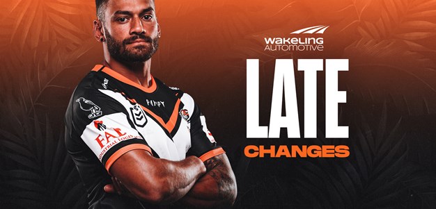 Late Changes: NRL Round 27 vs Sea Eagles