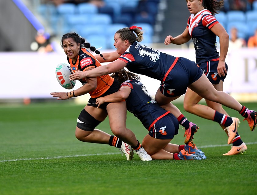 Pio looking to offload against the Roosters