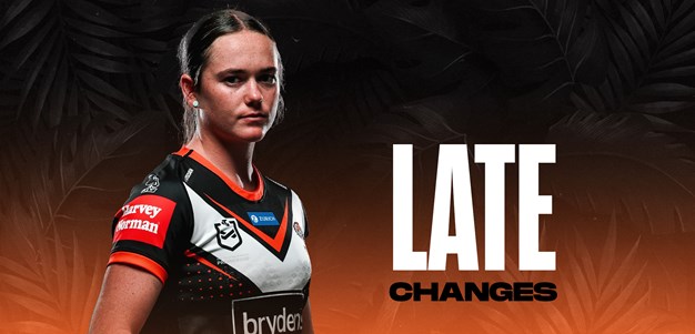 Late Changes: NRLW Round 8 vs Broncos