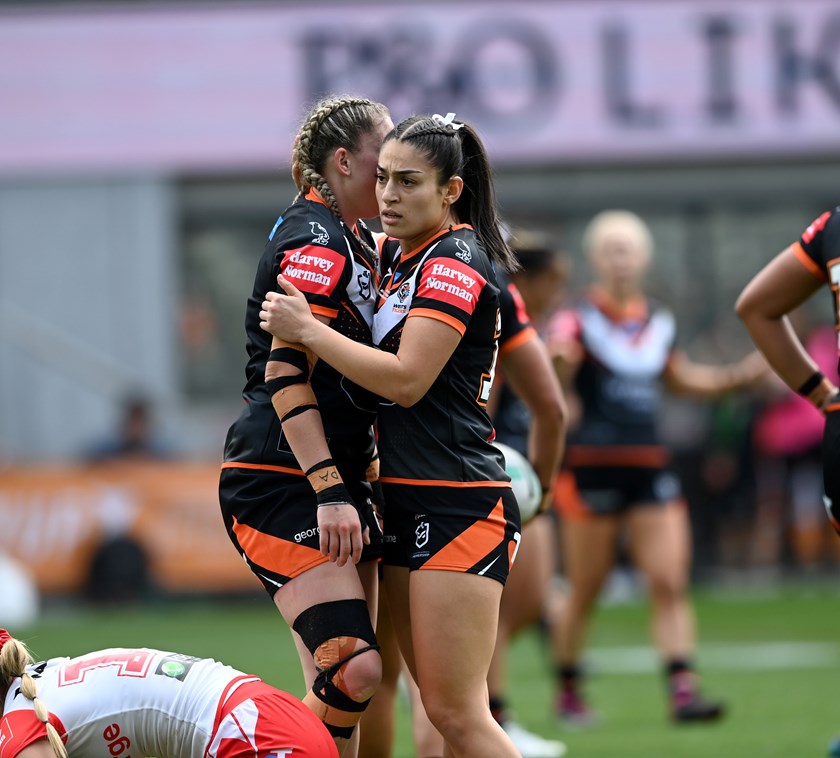 Nour after making her NRLW debut against the Dragons in Round 5 