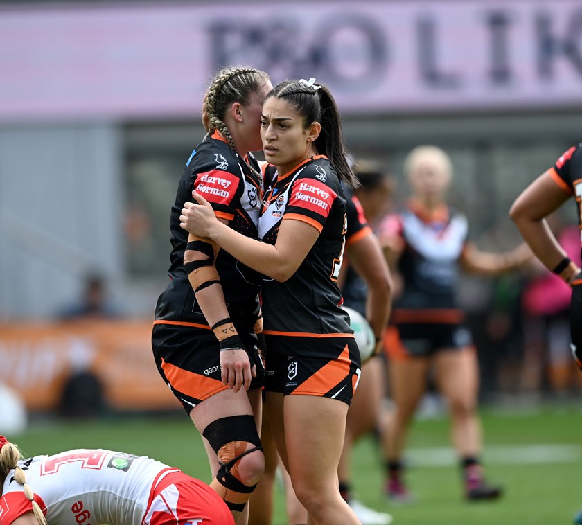 Nour after making her NRLW debut against the Dragons in Round 5