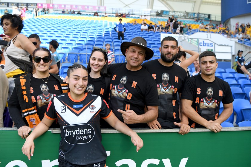 Lot's of support for Salma on the Gold Coast