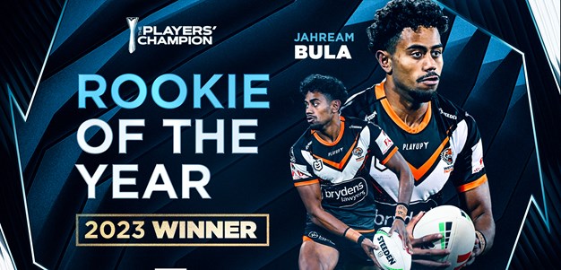 Bula wins RLPA Rookie of the Year