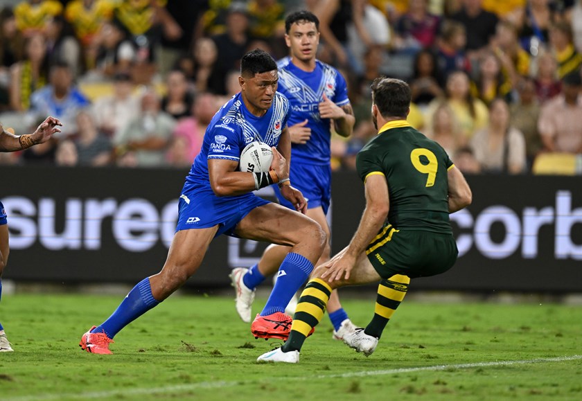 Utoikamanu in action last weekend against the Kangaroos 