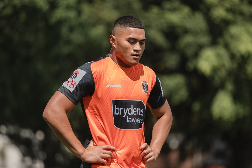 Samuela Fainu feeling the heat