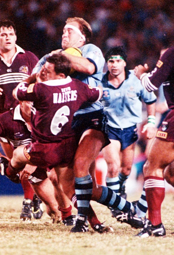 Benny Elias follows the big fella in Origin One, 1993