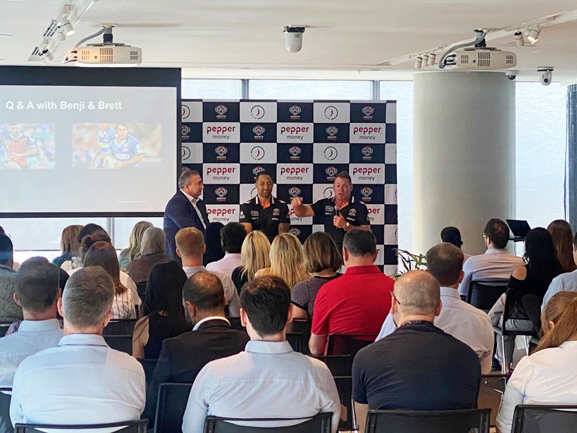 Sponsorship announcement at Pepper Money head office in Sydney 
