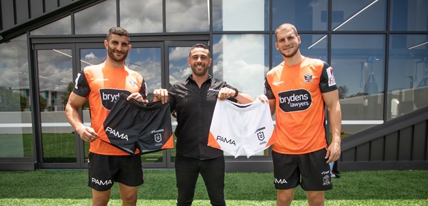 New sponsor PAMA on Wests Tigers shorts