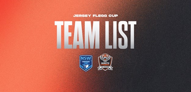 Team List: Jersey Flegg Cup Round 9 vs Bulldogs