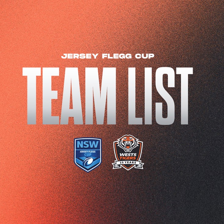 Team List: Jersey Flegg Cup Round 10 vs Knights