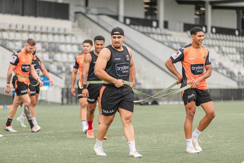 Solomona on day one at his new club