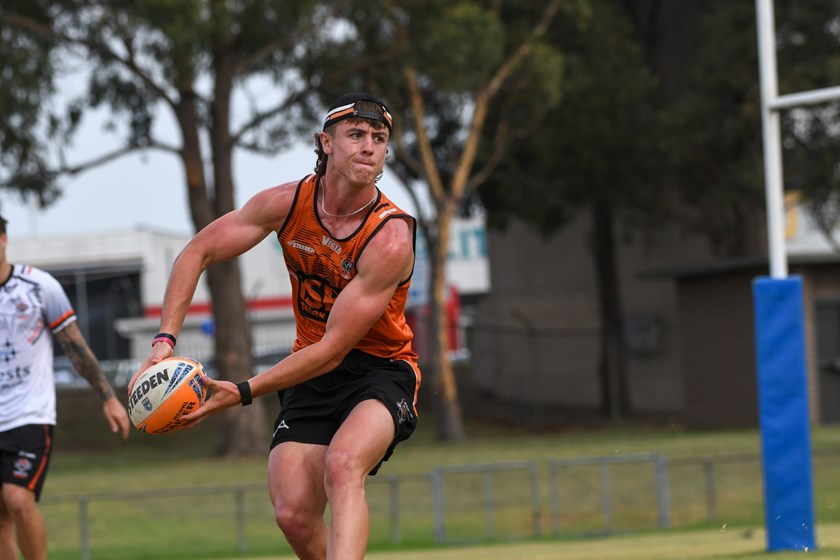 Oliver Lawry in pre-season training 