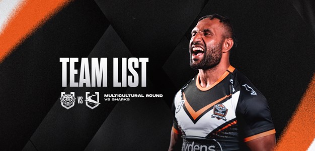 Team List: NRL Round 3 vs Sharks