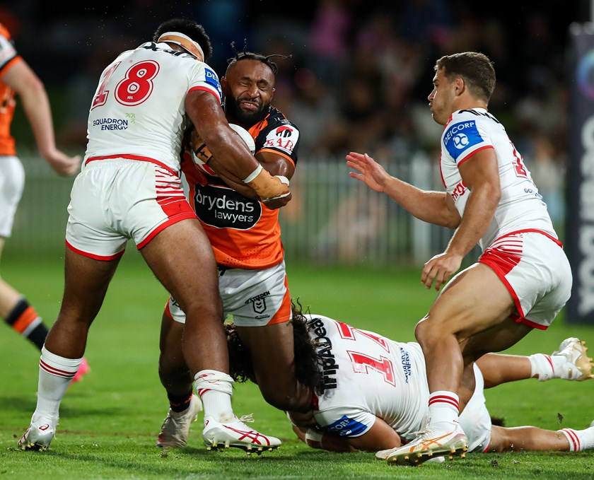 Justin Olam to make his first NRL appearance for Wests Tigers 