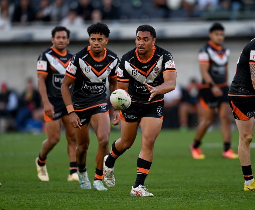 Justin Matamua in action against the Dolphins last year