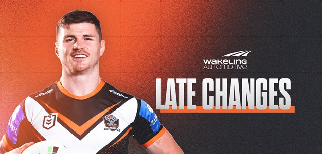 Late Changes: Round 7 vs Panthers