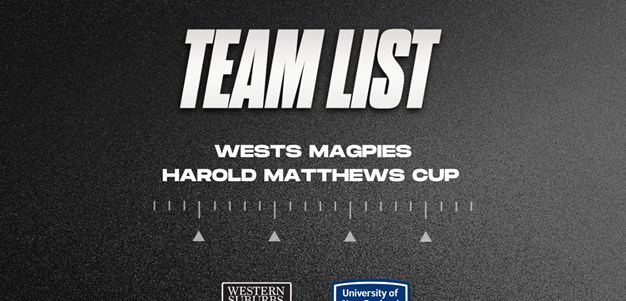 Team List: Harold Matthews Cup Grand Final