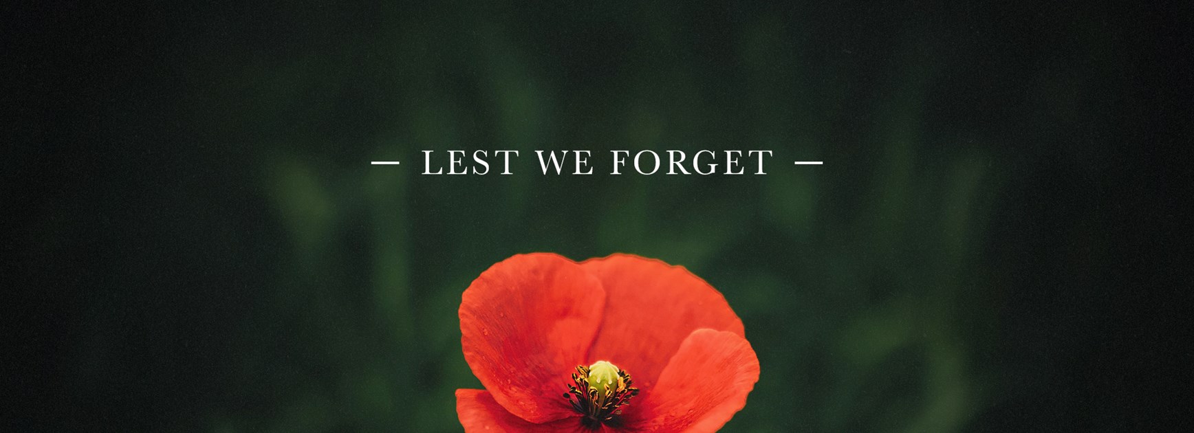 ANZAC DAY: We Will Remember Them