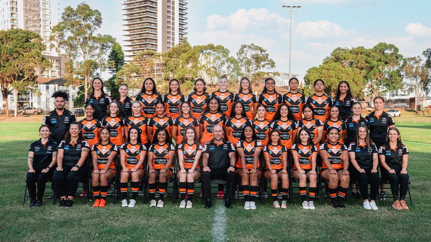 Wests Tigers 2024 Lisa Fiaola Cup team