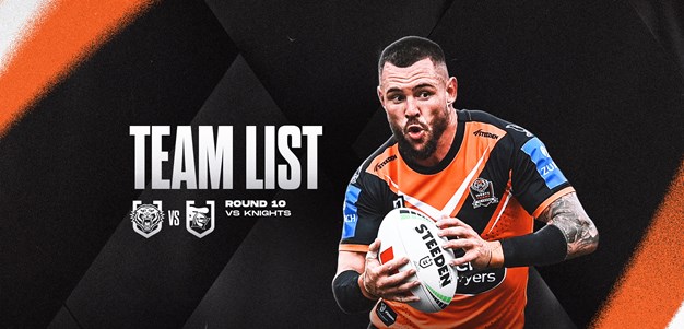 Team List: NRL Round 10 vs Knights