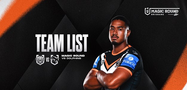 Team List: NRL Round 11 vs Dolphins