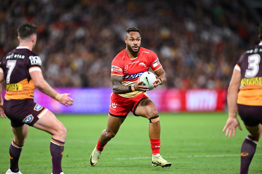 Tabuai-Fidow in Round 6 vs Broncos before hamstring injury