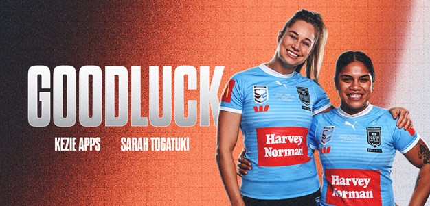 Women's Origin: Good luck to our Wests Tigers in Brisbane