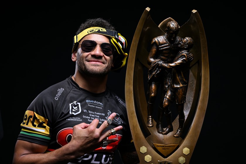 Api wins his third premiership after defeating the Eels in 2022 Grand Final