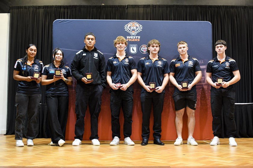 Player of the Year: Lucyannah Luamanu-Leiataua, Claudia Brown, Christian Taupau-Moors, Zeke Edmed, Archie Riley, Archie Duncombe, Kye Penfold. Not pictured Tallyn Da Silva