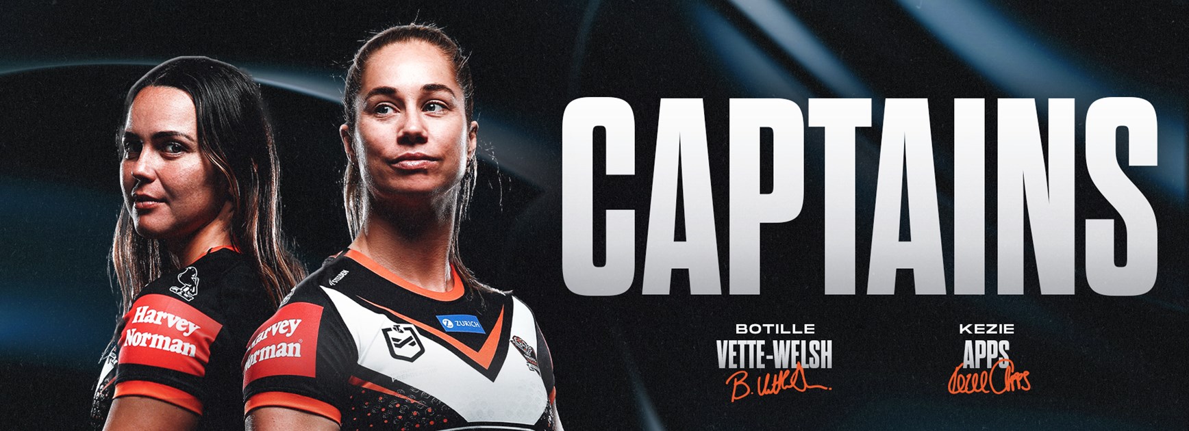 Apps and Vette-Welsh to lead Wests Tigers