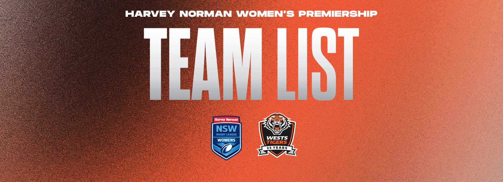 Team List: NSW Women's Premiership Round 1 vs Sharks