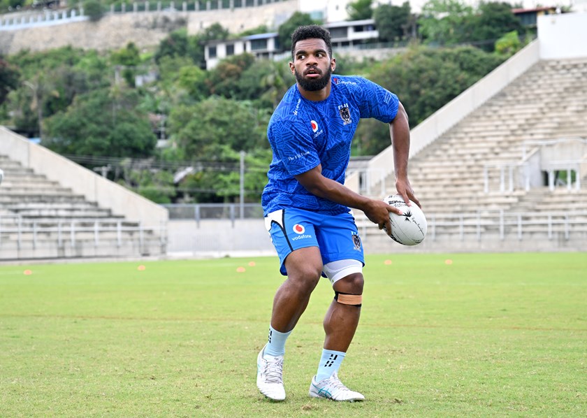 Sunia Turuva in Fijian camp during last year's Pacific Championships