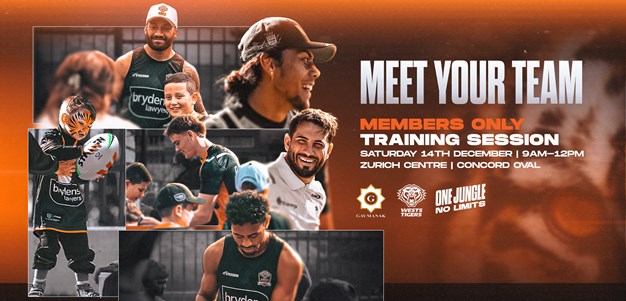 'Members only' training session this Saturday