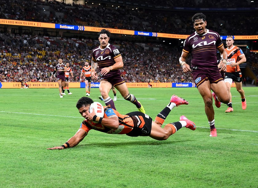 Luke Laulilii returns to the lineup this week for his second NRL appearance of the season.