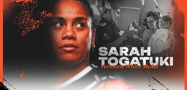 Sarah Togatuki nominated for 2025 Veronica White Medal