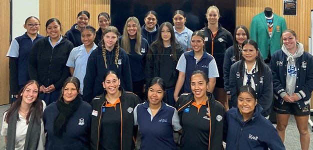 Women in Sport: Wests Tigers Empower host students at Zurich Centre