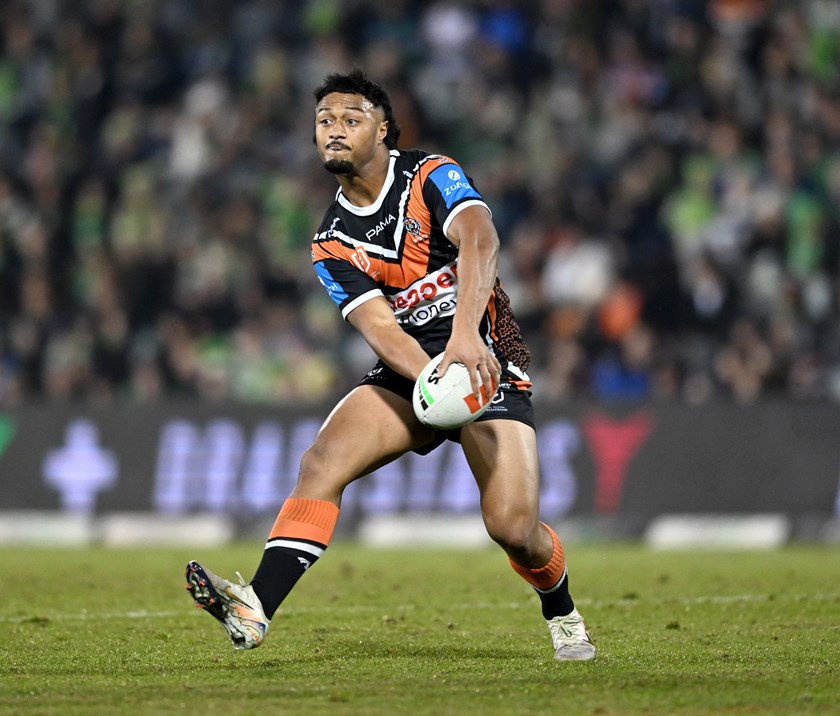 Latu Fainu will start in the halves alongside Jarome Luai for the first time against Manly.