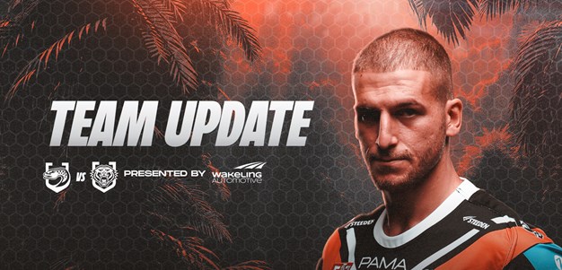 Team Update: NRL Round 2 vs Eels