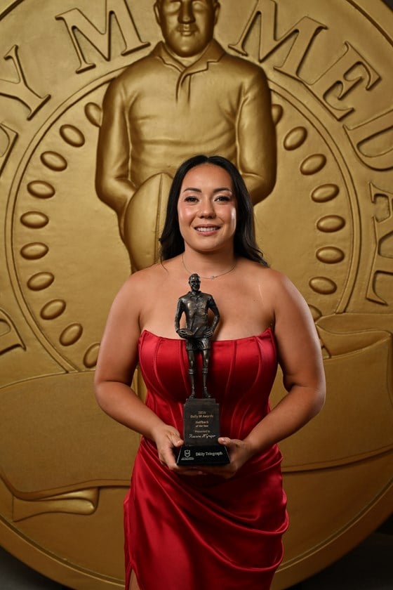 Raecene McGregor, the 2026 NRLW Half-Back of the Year