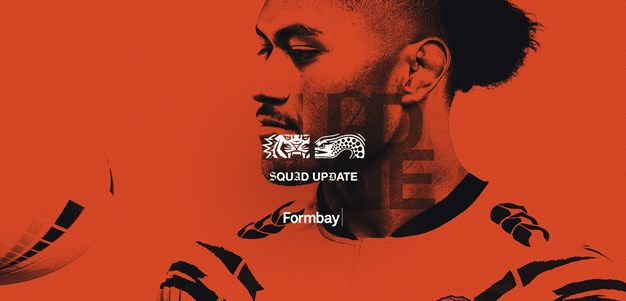 Squad Update: NRL Round 22 v Eels