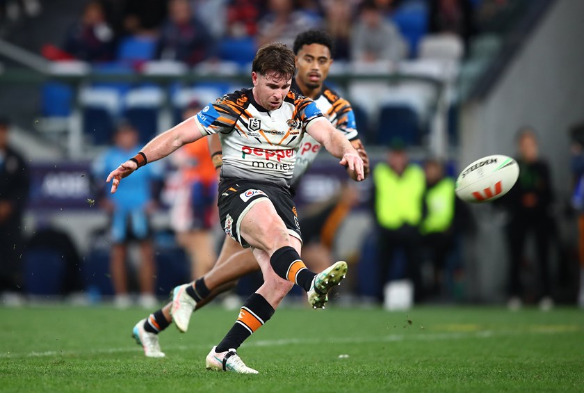 What a moment...Jock Madden kicks his winning field goal against the Roosters