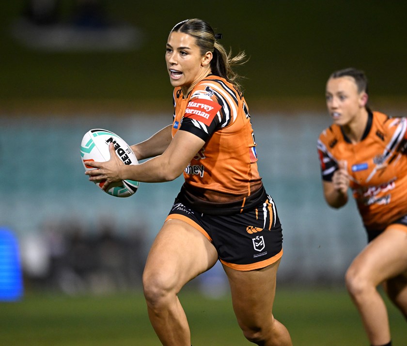 Second-rower Shaylee Bent has enjoyed a superb first season with the Tigers