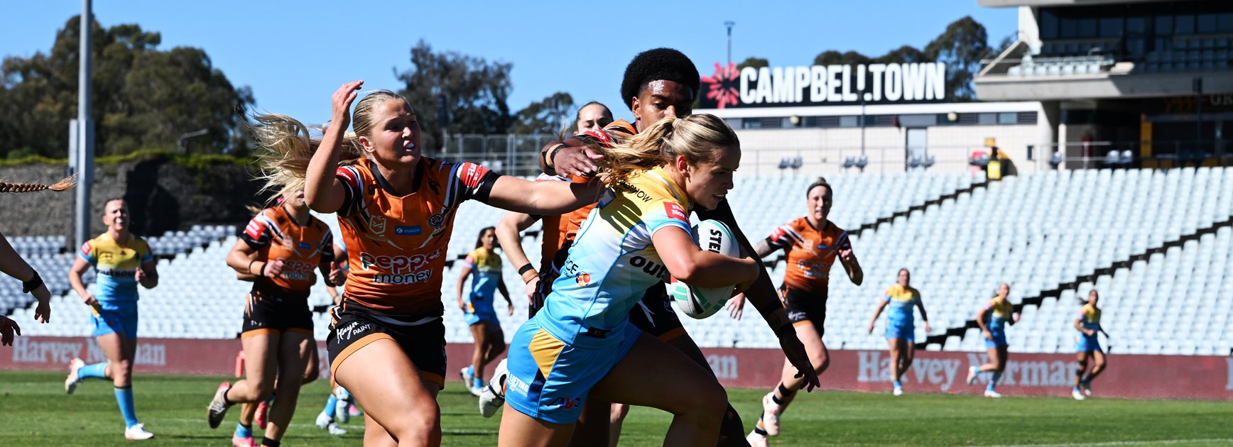 Tigers suffer heavy NRLW loss to Titans
