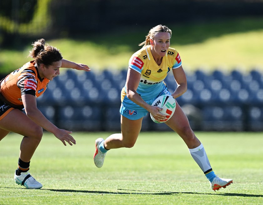 Jamie Chapman scored a first half hat-trick against the Tigers