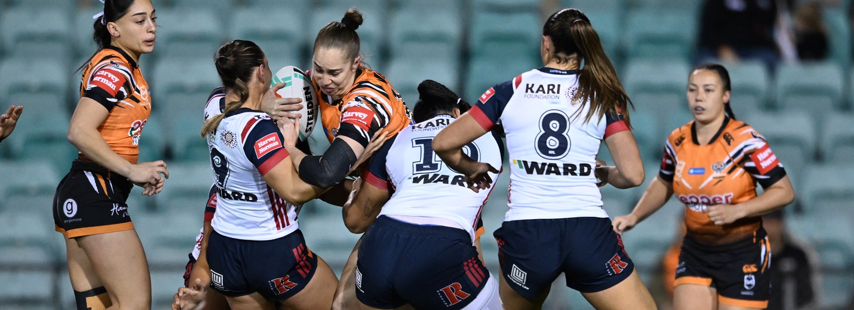 Tigers suffer heavy loss to Roosters in NRLW