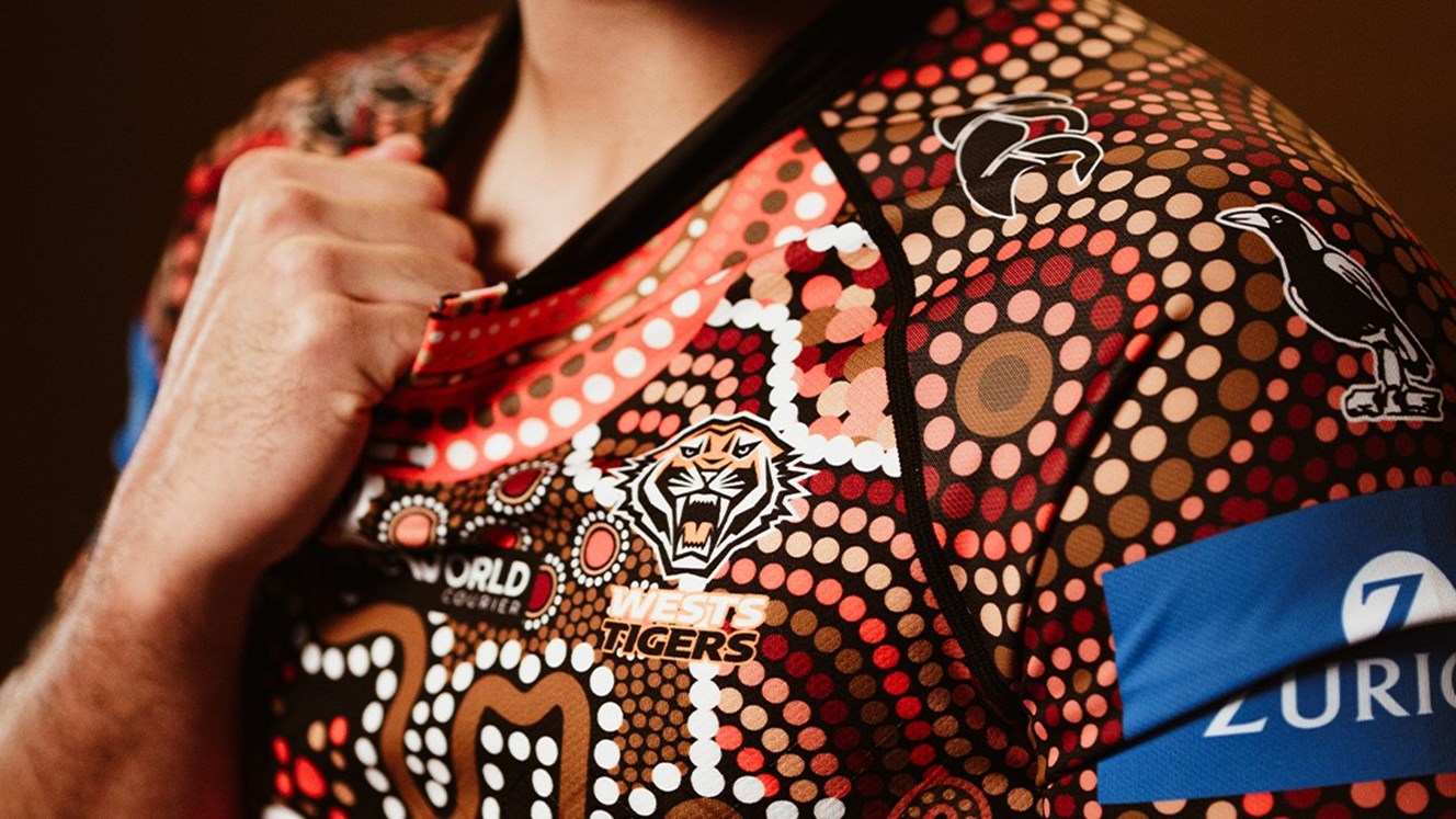 Wests Tigers unveil 2026 Indigenous Jersey