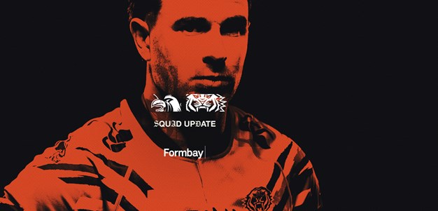 Squad Update: NRL Round 25 v Roosters